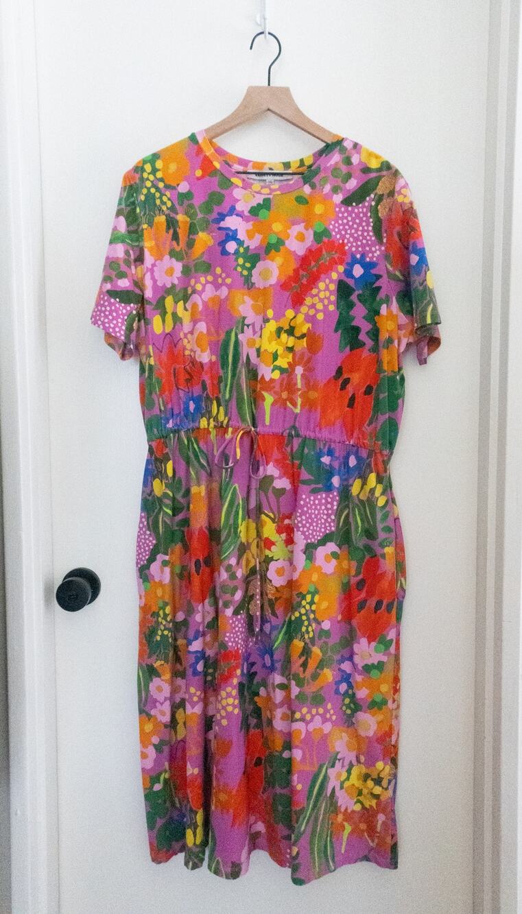 VARIETY HOUR Dunes Dress - Terra Flora Pink 3x
